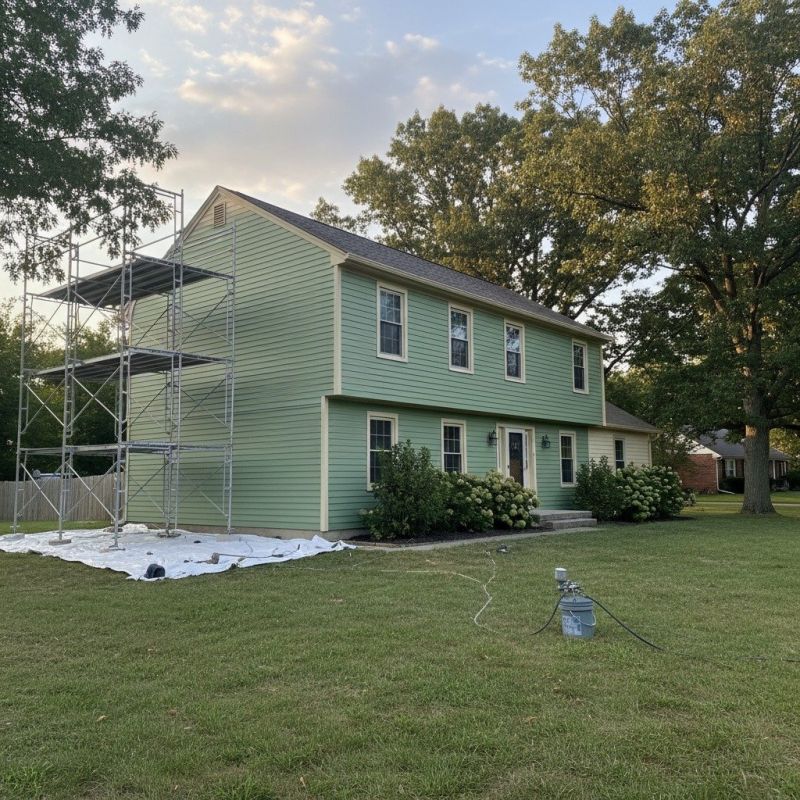 Residential Siding Painting